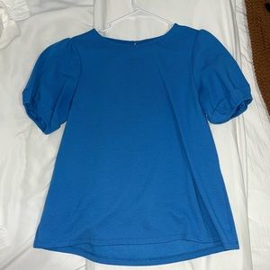 ANN TAYLOR - PUFF SLEEVE SHIRT - SIZE L